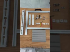 Fácil instalación y sistema ajustable para paneles de terracota de 30 mm