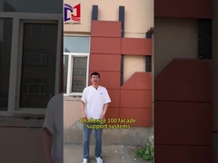 Fácil instalación y sistema de soporte de fachada totalmente de aluminio ajustable