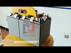 Sistema de soporte para fachada con paneles de terracota removibles