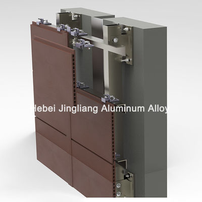 calidad  20mm Thickness Terracotta Facade Support System fábrica