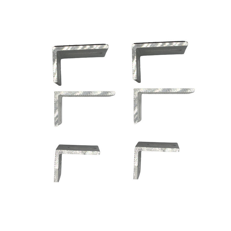 Bracket de esquina de extrusión de aluminio OEM en forma de L para pared de cortina exterior