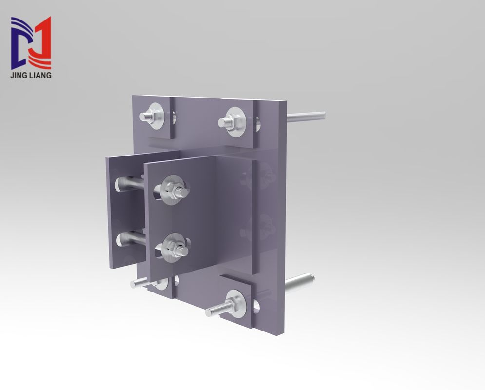 Sistema de soporte de fachada ventilada con gancho inverso para una instalación fácil y rápida
