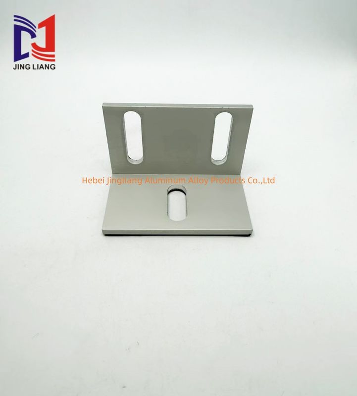 Código de ángulo 80*50*50mm para el sistema de soporte de fachada con revestimiento de oxidación anodizante