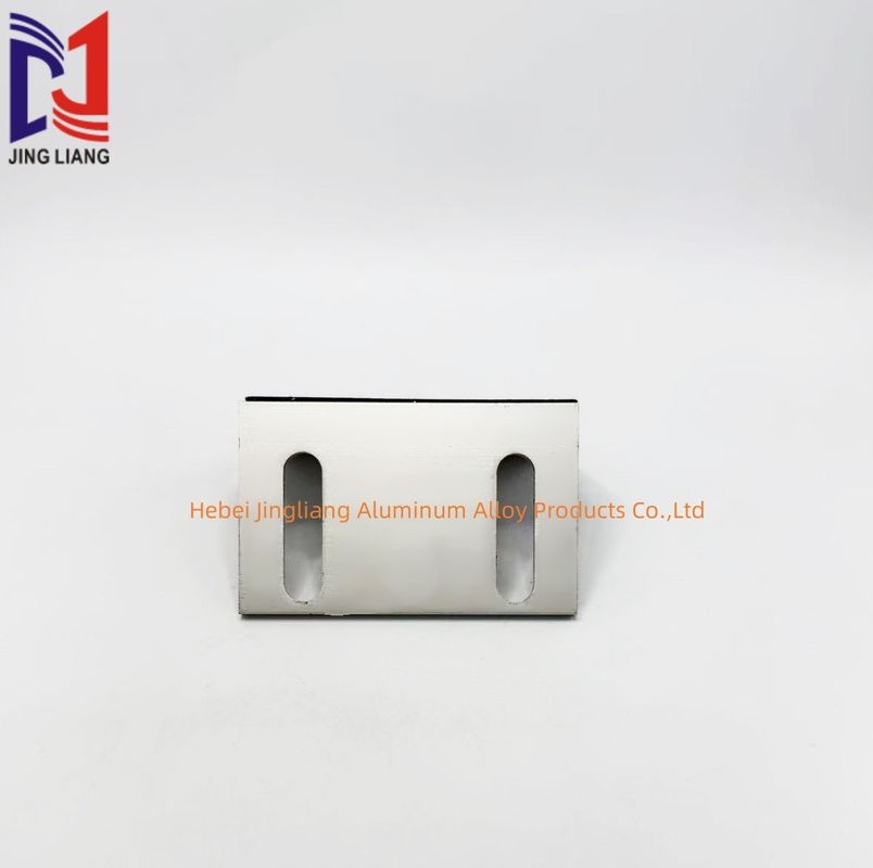 Código de ángulo 80*50*50mm para el sistema de soporte de fachada con revestimiento de oxidación anodizante
