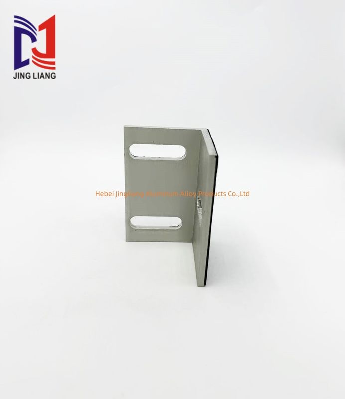 Código de ángulo 80*50*50mm para el sistema de soporte de fachada con revestimiento de oxidación anodizante