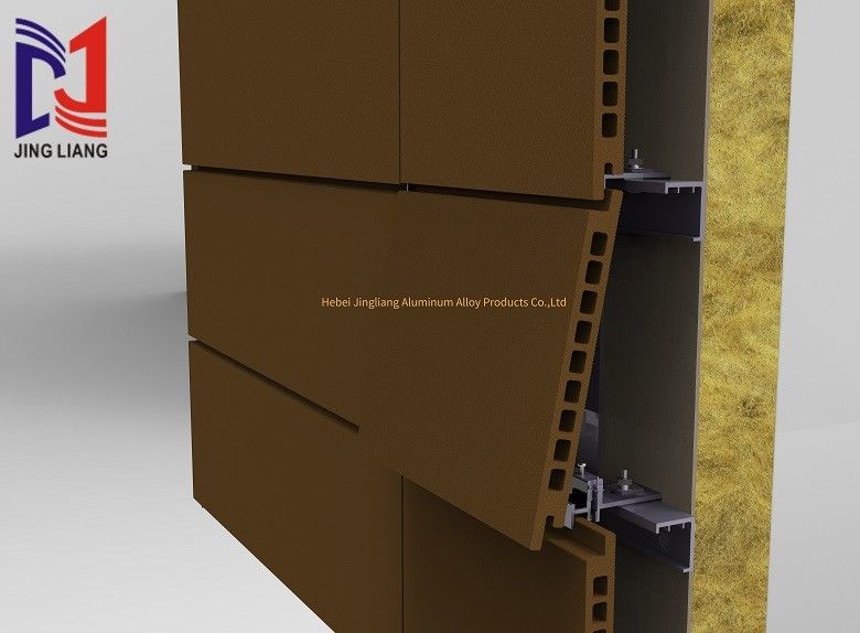 Fácil instalación y sistema de fijación de circuito personalizado para el panel de terracota de 20 mm y el panel de terracota de 30 mm