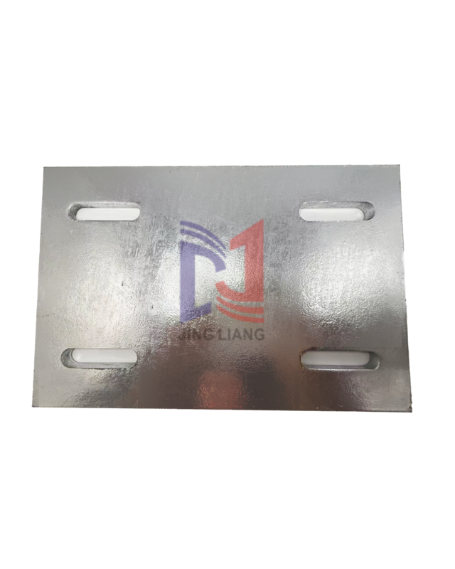 Acero galvanizado 200mm*300mm*10mm Tabla incrustada para el sistema de soporte de revestimiento Alta resistencia