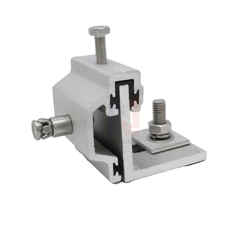 Clips de aluminio de alta duración para el sistema de soporte de fachadas de piedra en edificios comerciales e industriales