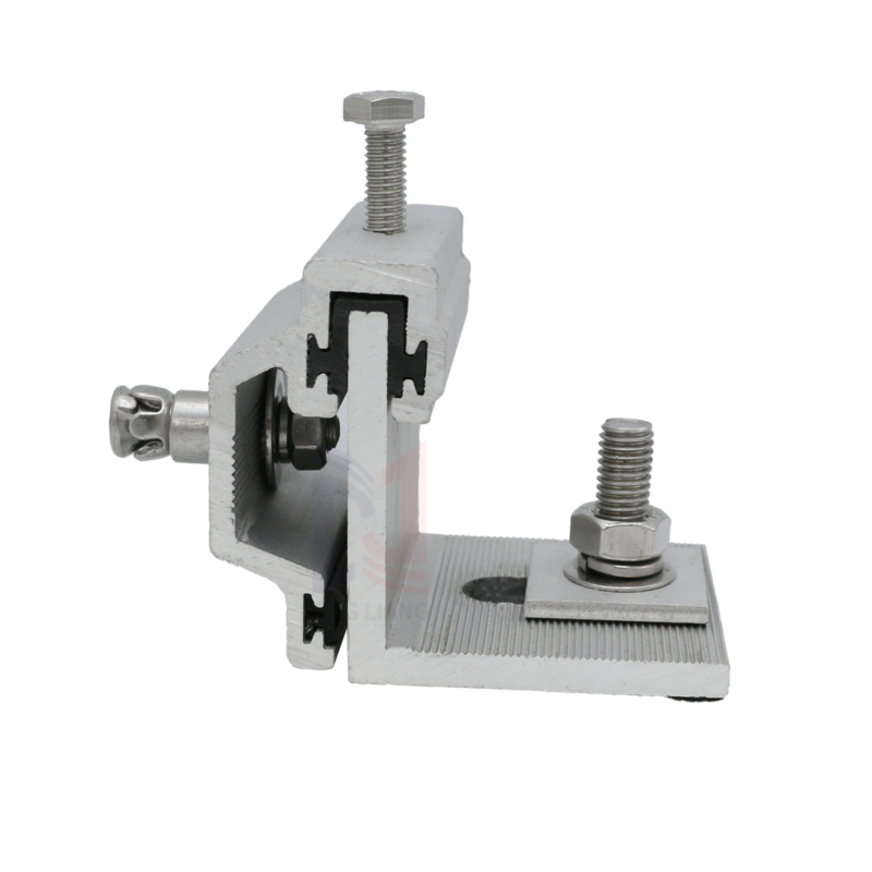 Clips de aluminio de alta duración para el sistema de soporte de fachadas de piedra en edificios comerciales e industriales