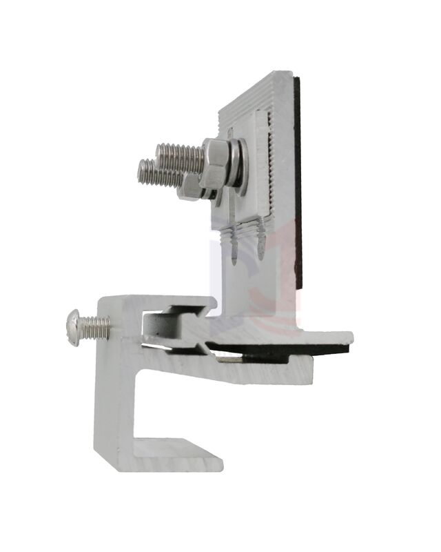 Clip de extremo de aluminio anticorrosión para el sistema de soporte de fachada de terracota