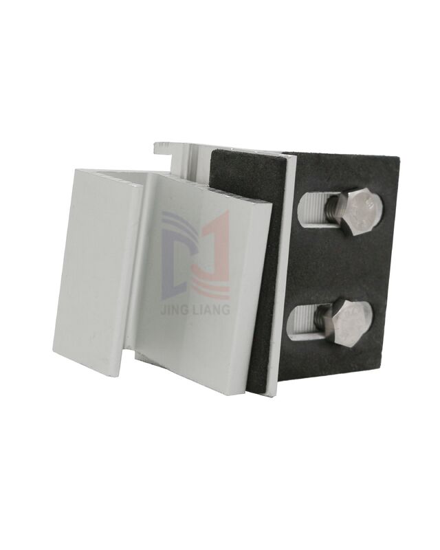 Clip de extremo de aluminio anticorrosión para el sistema de soporte de fachada de terracota