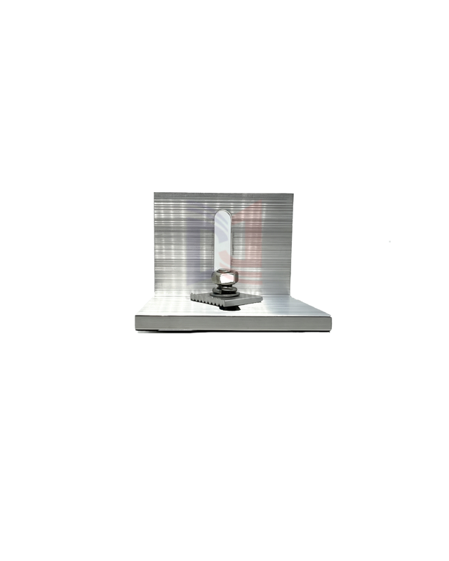 Sistema de soporte de fachada de aluminio anti-corrosión y fácil de instalar