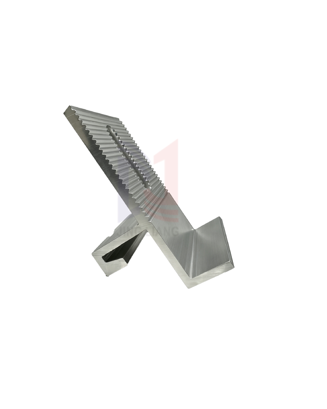 Sistema de apoyo de fachada de aluminio de clipe de aluminio eficiente en energía y anticorrosión